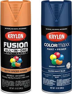 Krylon® Fusion All-In-One™ Flat Black Primer Spray Paint & Primer